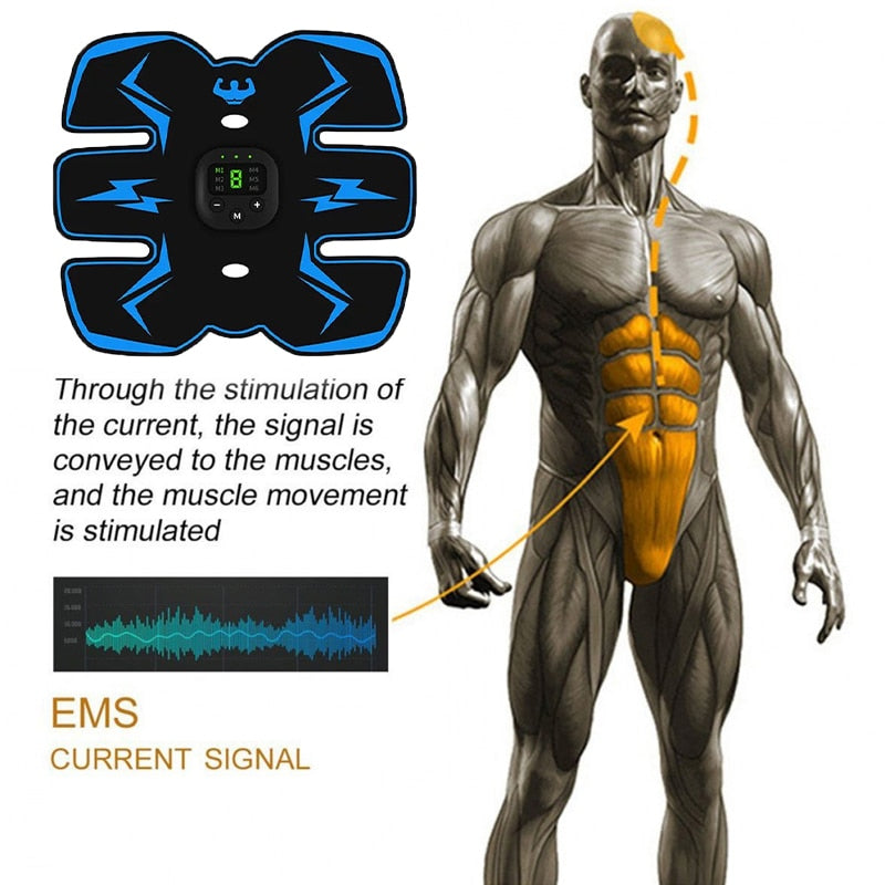 EMS Wireless Muscle Stimulator - Fitness Muscle Toning Tool Online
