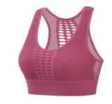 Women's Breathable Active Bra - Running, Workout, Yoga Seamless Top