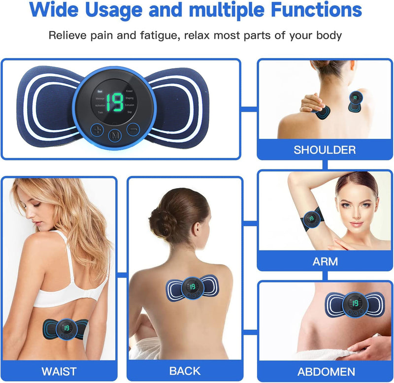 Mini Portable Electric Neck Massage Stick - EMS Relief Tools 2023